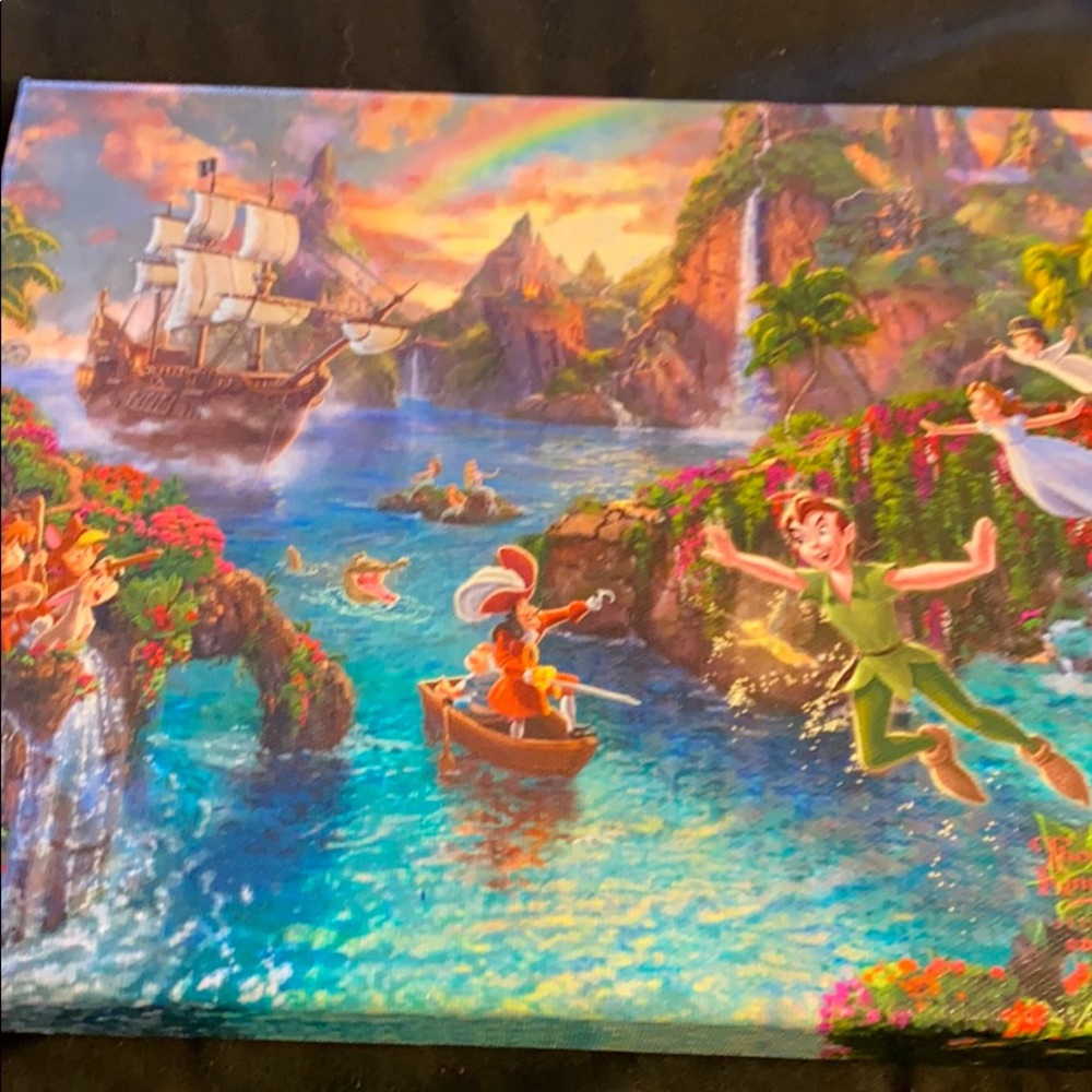Thomas Kinkade Peter Pan Artwork